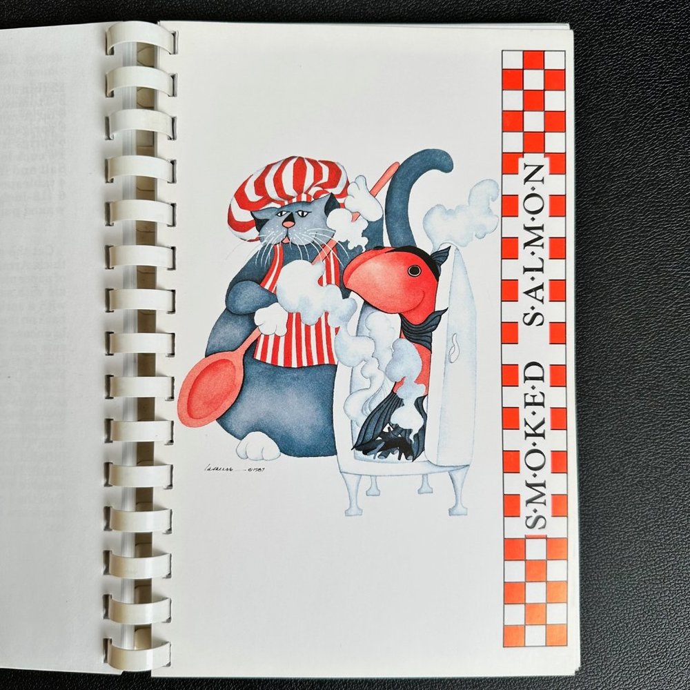 Salmon Recipes from Alaska Cookbook by Cecilia G Nibeck, Rare Blue Cover Edition - Picture 4 of 8
